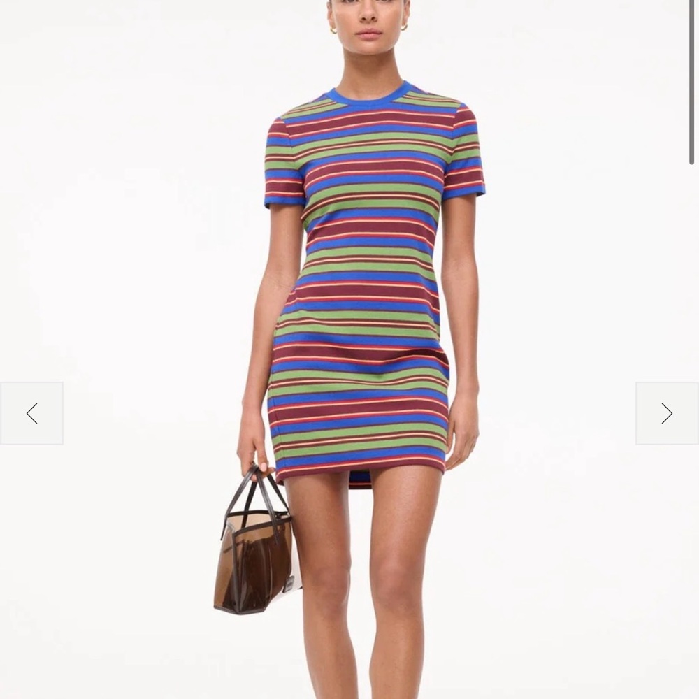 ISO - Staud WADE DRESS SPECTRUM STRIPE small or xs